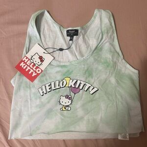 Sanrio Mint Green Hello Kitty Tank Top